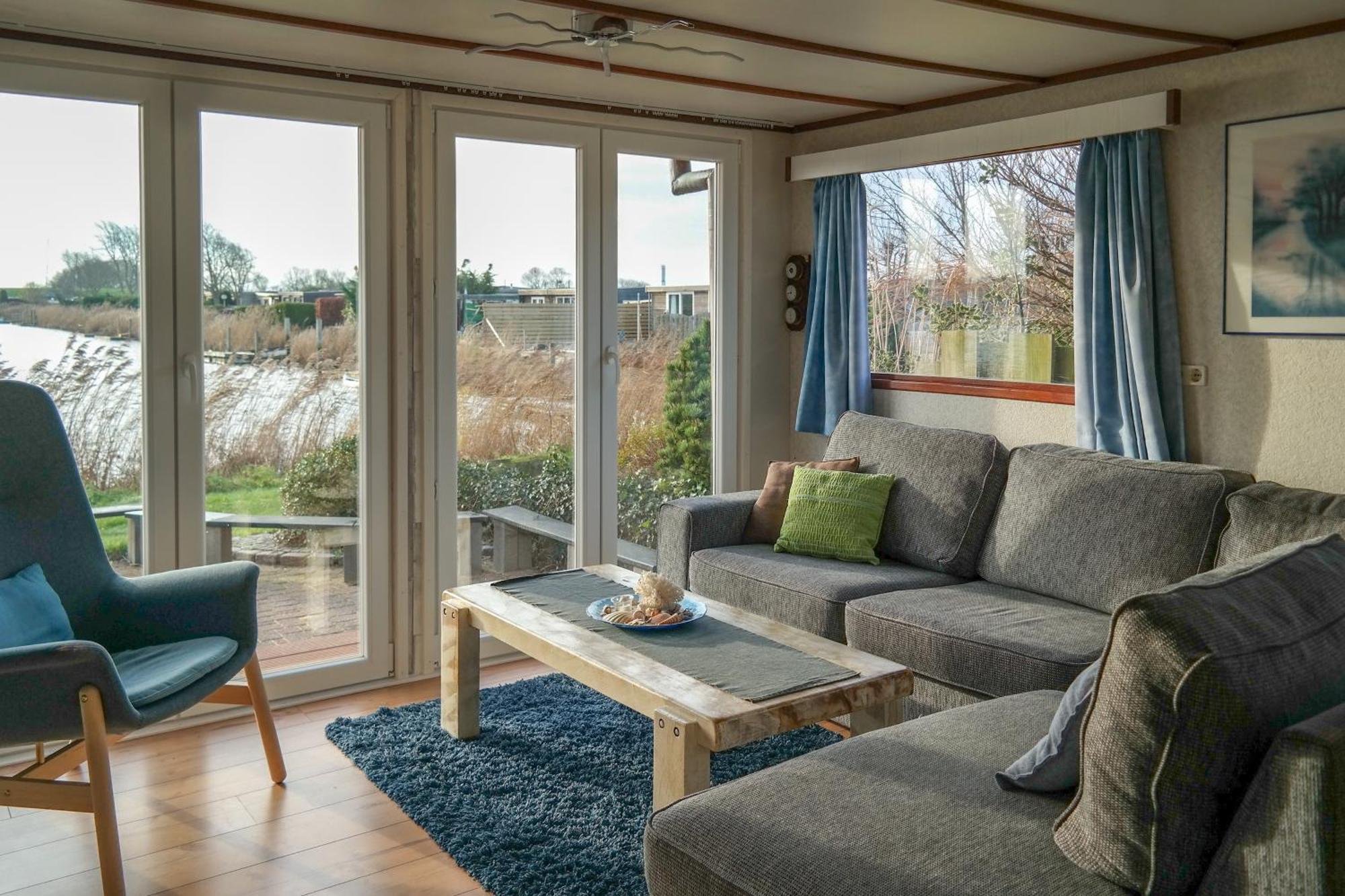 8 Pers House 'Capitein Theis' With Seaside In Front Of The Lauwersmeer Anjum Exterior photo